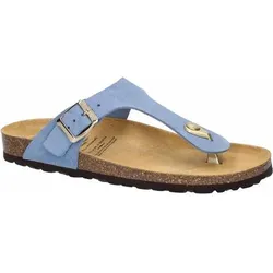 LICO Pantolette Bioline Trend Leather, Größe 42 in Blau Blau