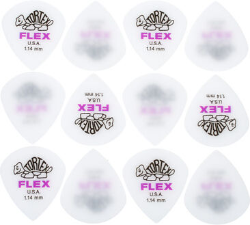 Dunlop Tortex Flex Jazz III 1.14 Blanc