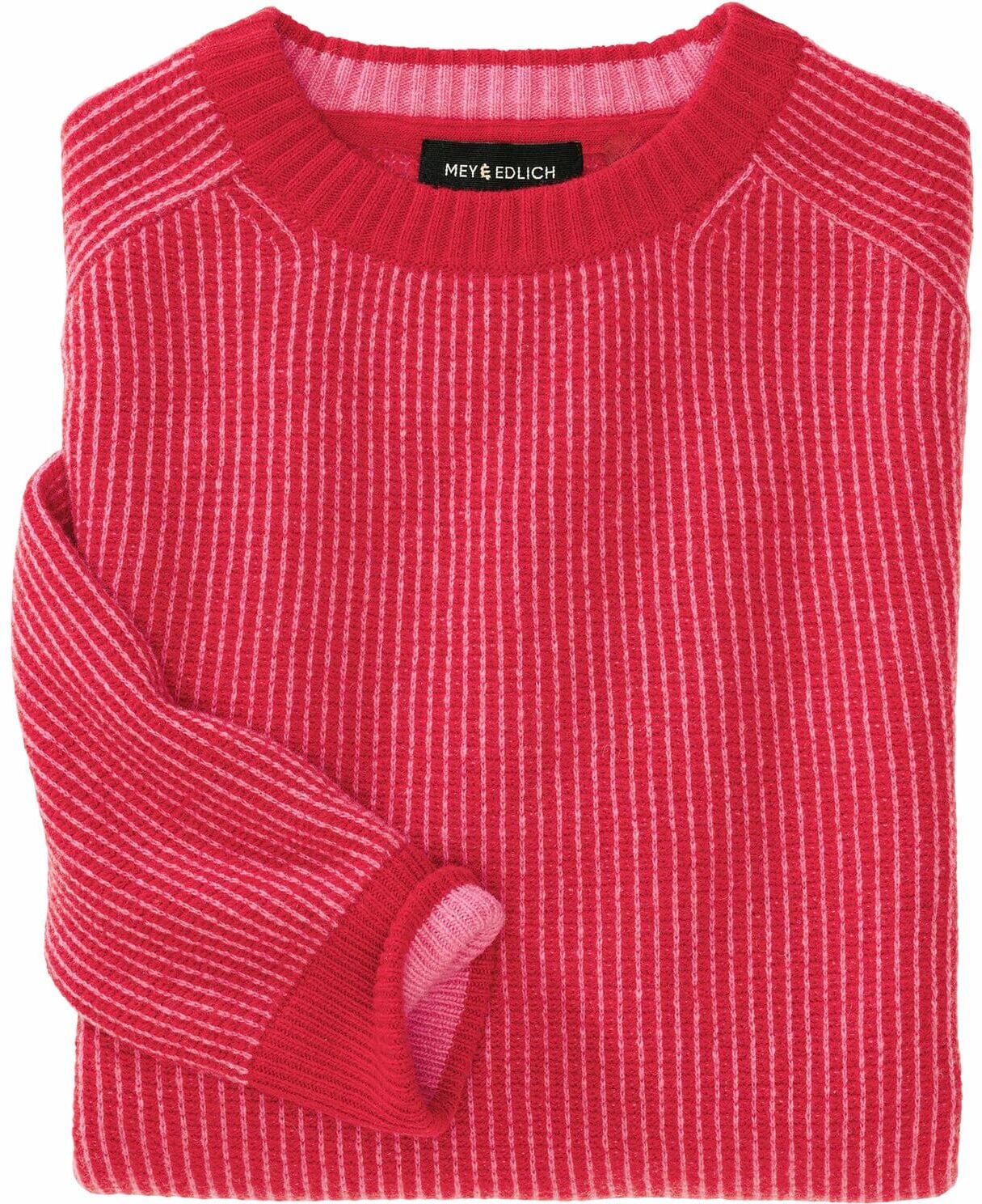 Mey & Edlich Linienwerk-Pullover Rot 54
