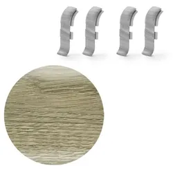 Verbinder für Sockelleiste Nature Wüsteneiche, PVC Länge 0,5 cm, Kantenhöhe 56 mm, NATNGTFB3