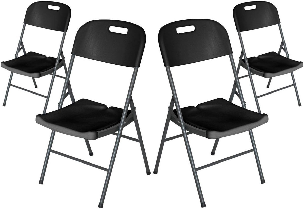Opvouwbare Klapstoelen Set van 4 - Ergonomisch en Draagbaar