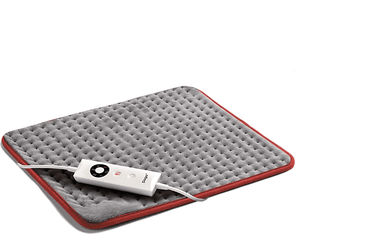 Almohadilla eléctrica - Daga 16872 Confort, 5 Niveles, Para todo el cuerpo, Apagado, Gris, Rojo