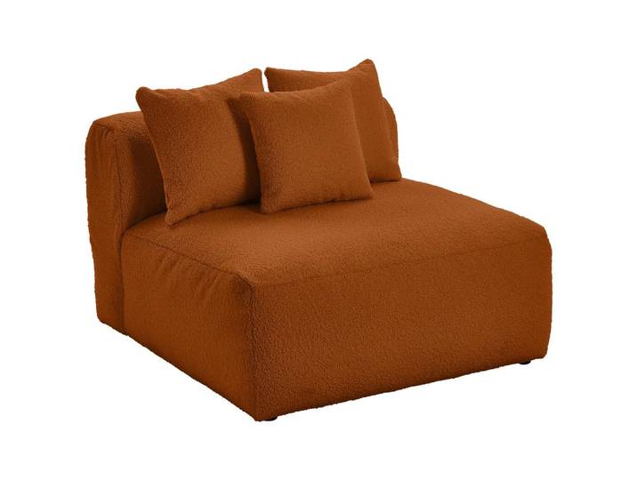 Modul Sofa Bloom 2er Sofa B: 100 cm Rostfarben