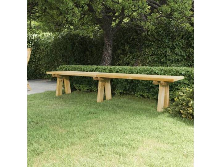NEW 2025  Banc de jardin - Banquette outdoor - 220 cm - bois de pin massif imprégné @@U1318175