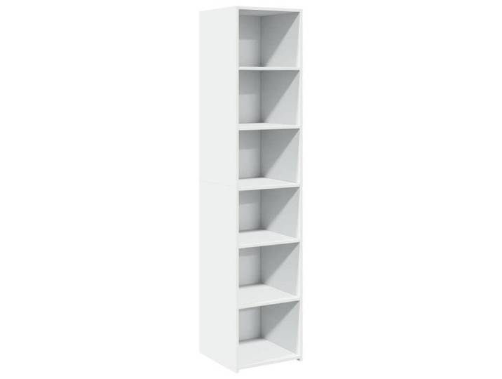 NOUVEAU Armoire vitrine - Buffet haut - Buffet de Cuisine contemporain - blanc - 40x41x185cm - Bois d'ingénierie 36565