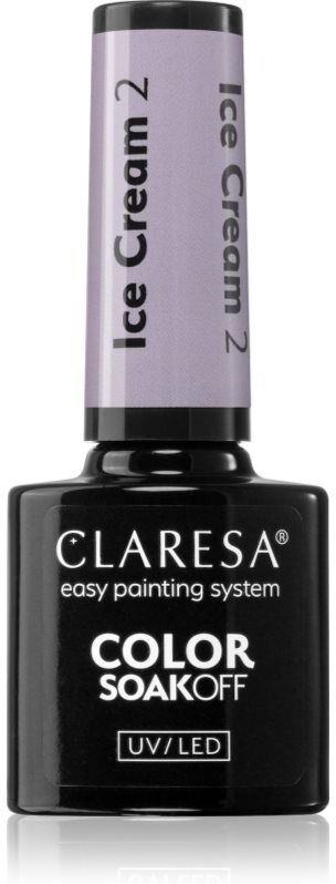 Claresa SoakOff UV/LED Color Ice Cream gel nail polish shade 2 5 g