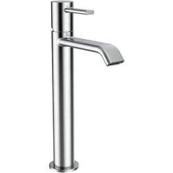 LAUFEN MEDA Standsäulen-Waschtischmischer, ohne Ablaufventil, Ausladung 120mm, chrom, HF506614100000