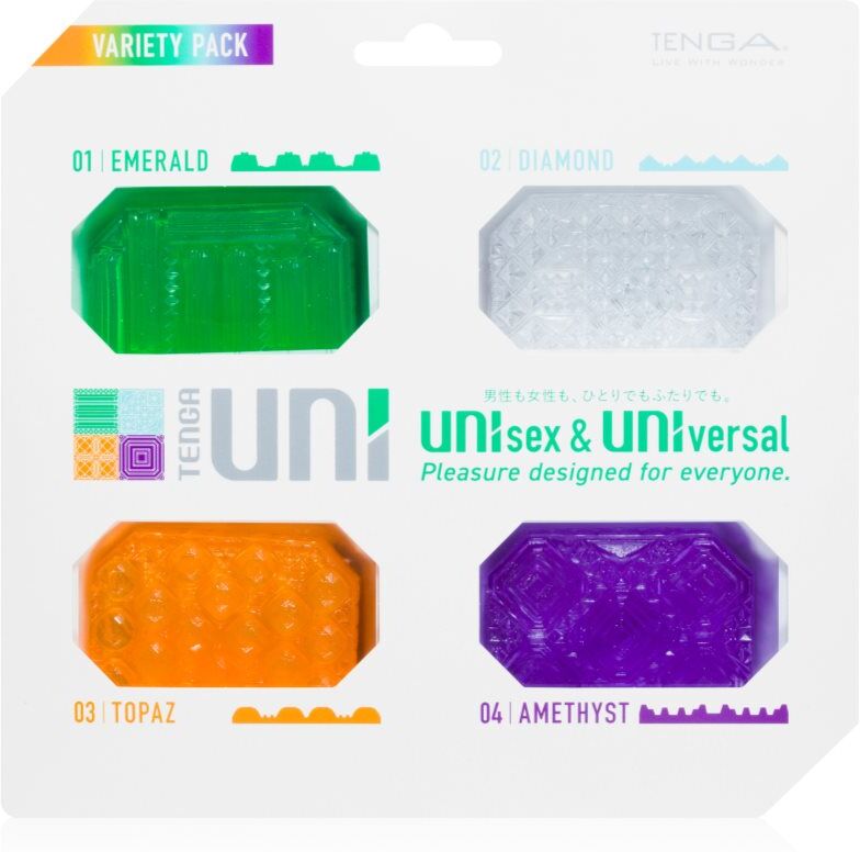 Tenga Uni Variety pack kit de masturbateurs