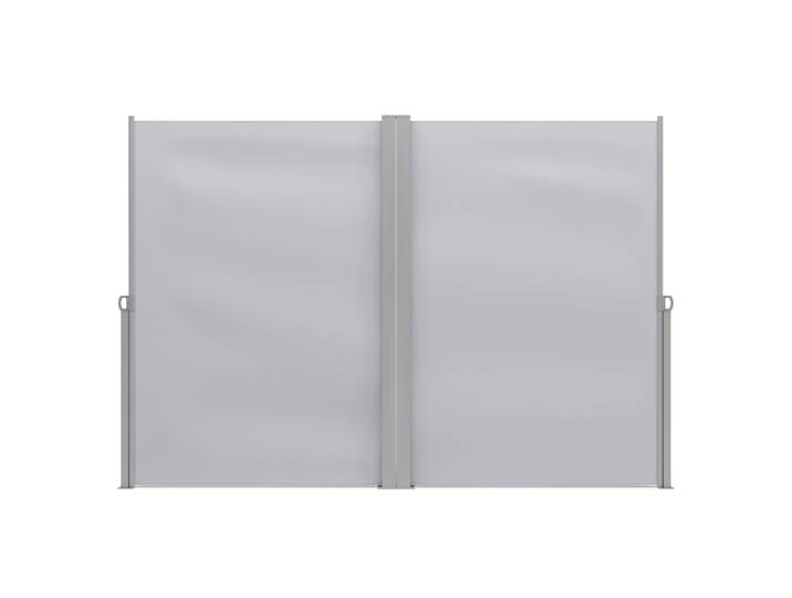 Doppelseitenmarkise VIA 200 x 800 cm grau