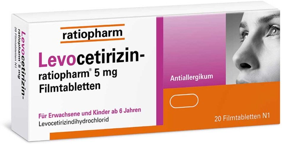 Levocetirizin-ratiopharm 5 mg Filmtabletten