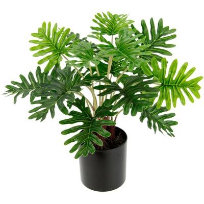 Künstliche Zimmerpflanze I.GE.A. "Philo", grün, B:35cm H:38cm L:26cm, Obermaterial: 60% Kunststoff, 40% Polyester, Kunstpflanzen, Künstliche Zimmerpflanze