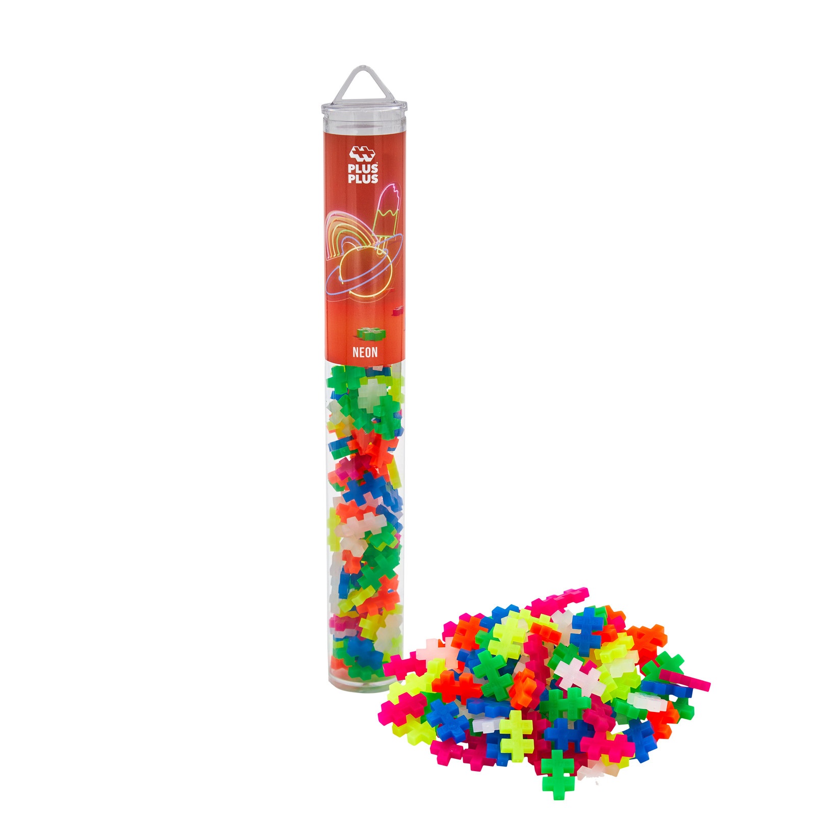 Plus-Plus Neon Mix Kit van Plus-Plus A/S, 100 stuks
