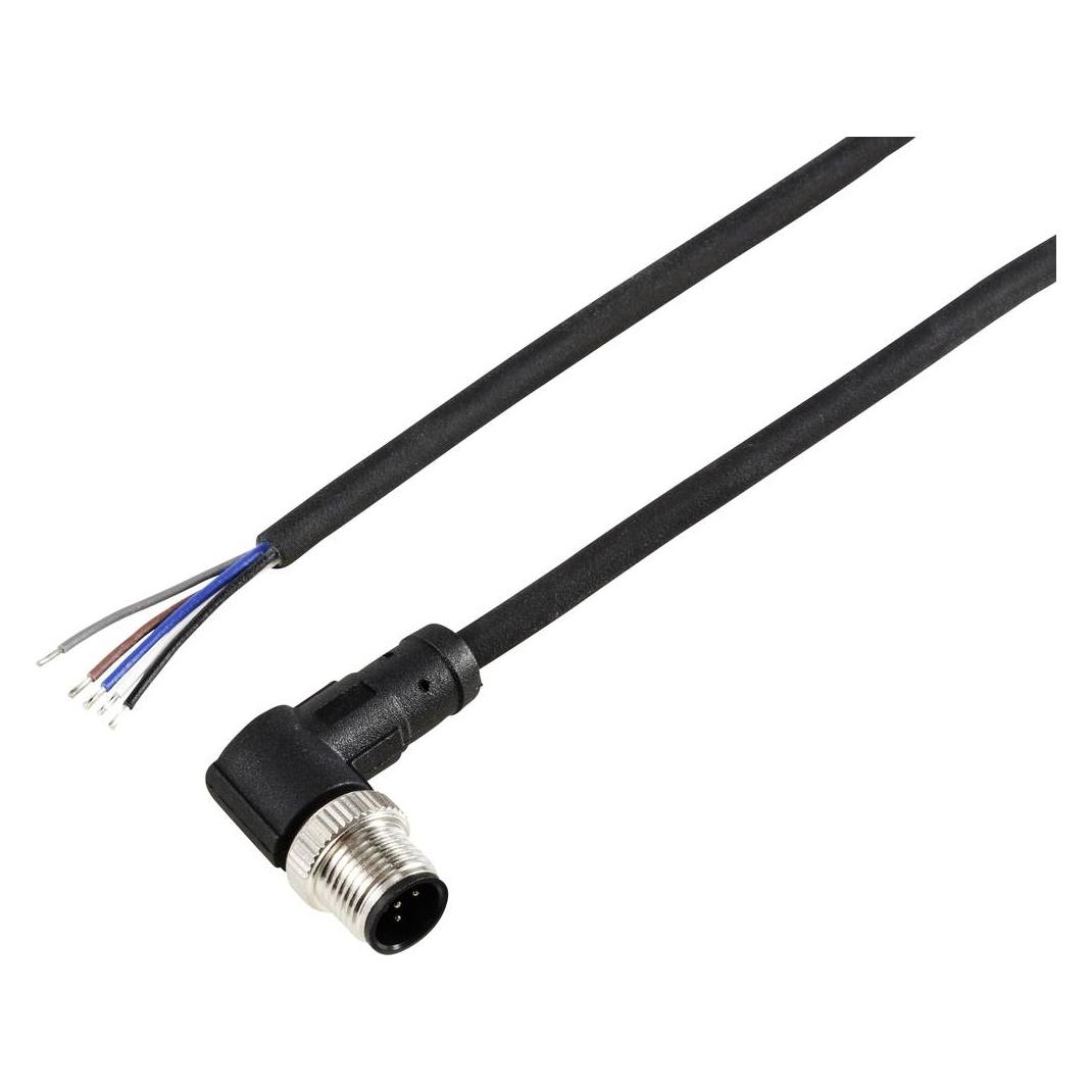 Tru Components TC-12833140 Sensor-/Aktor-Anschlussleitung M12 Stecker, gewinkelt (TC-12833140)