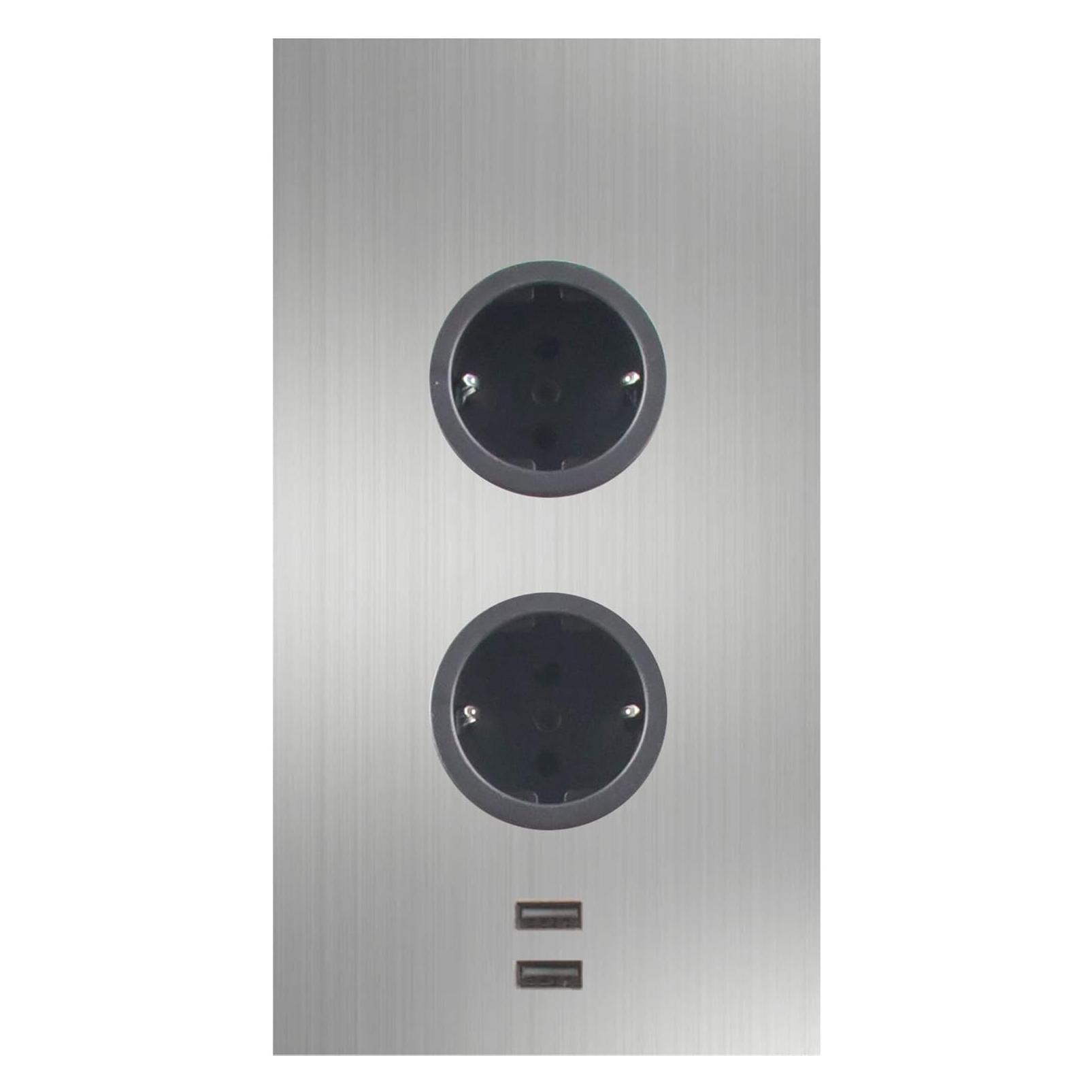 Caressi Presa d'Angolo con USB (9390)