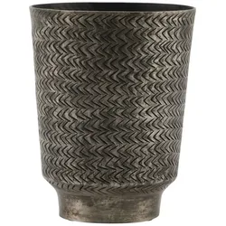 House Doctor Übertopf Oli, Ø14.5 x H18cm, metallisch