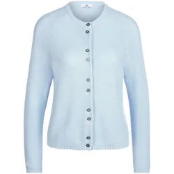 Strickjacke aus 100% SUPIMA®-Baumwolle Peter Hahn blau, 36