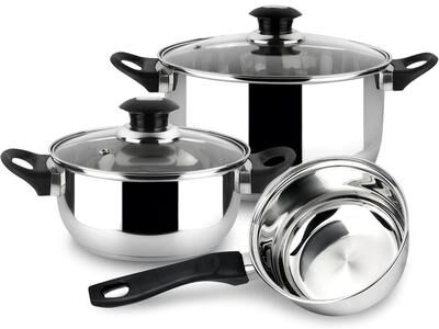 Magefesa Family 5-Piece Stainless Steel Cookware Set