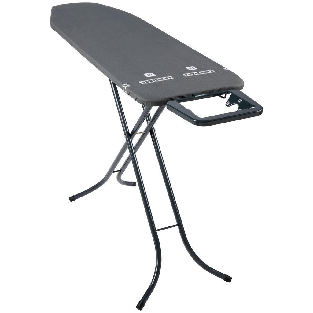 Leifheit Bügelbrett , Schwarz , Textil , Uni , 69 cm Schubladen , 38x88x120 cm , Haushalt & Reinigung, Wäschepflege, Bügelbretter & Bezüge