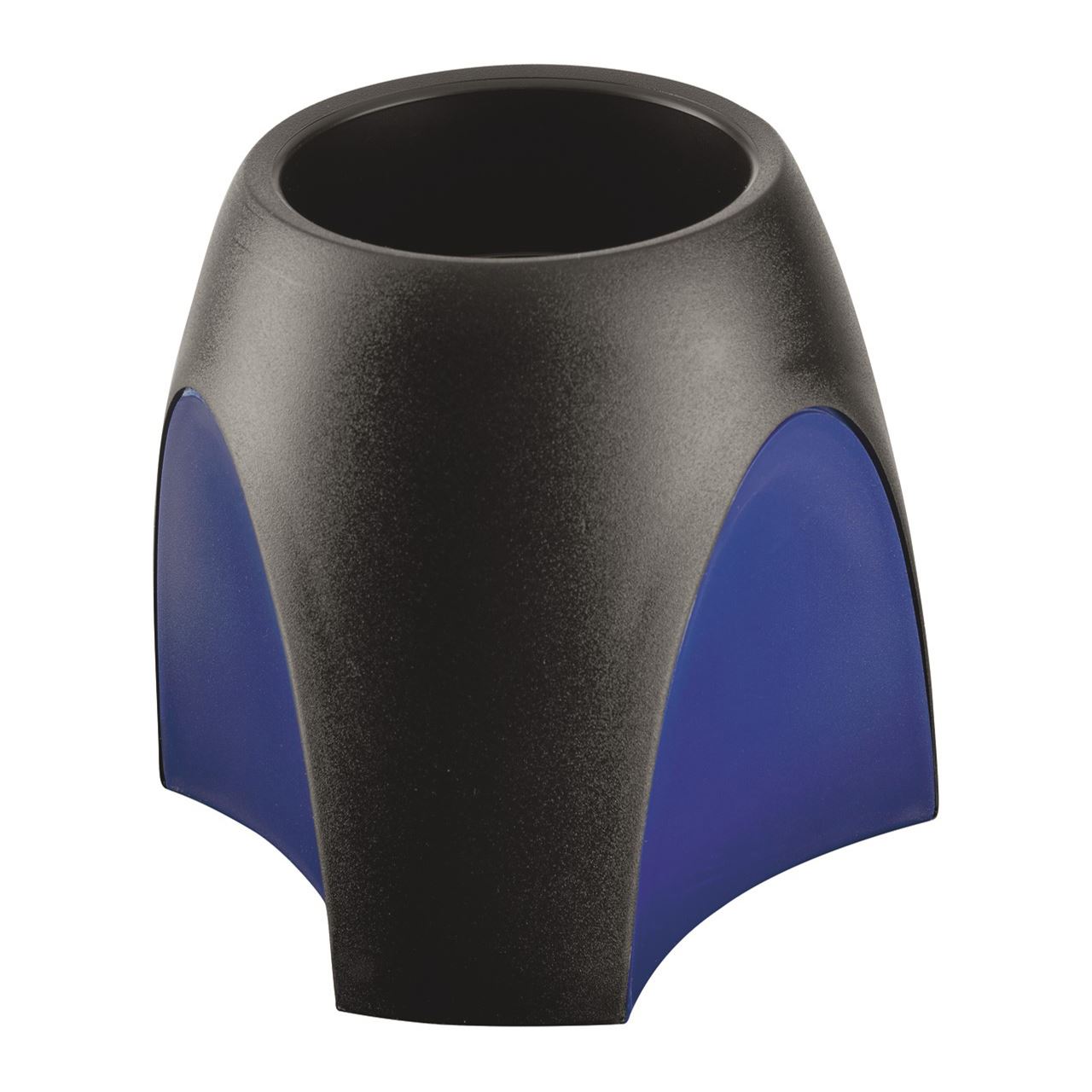 HAN Stiftehalter Delta schwarz/blau Polystyrol 6,5 x 4,9 x 8,8 cm