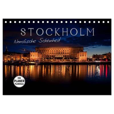 Stockholm - Nordische Schönheit (Tischkalender 2026 DIN A5 quer), CALVENDO Monatskalender
