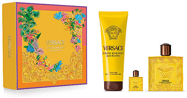 VERSACE Geschenkset - Eros Energy Pour Homme Set 150ml / 100ml / 5ml EG
