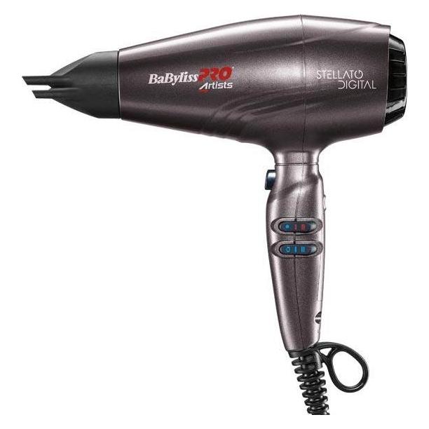 BaByliss Pro 4 Artists BAB7500IE Stellato Digital 2400 W Haartrockner (2400 W) (BAB7500IE)