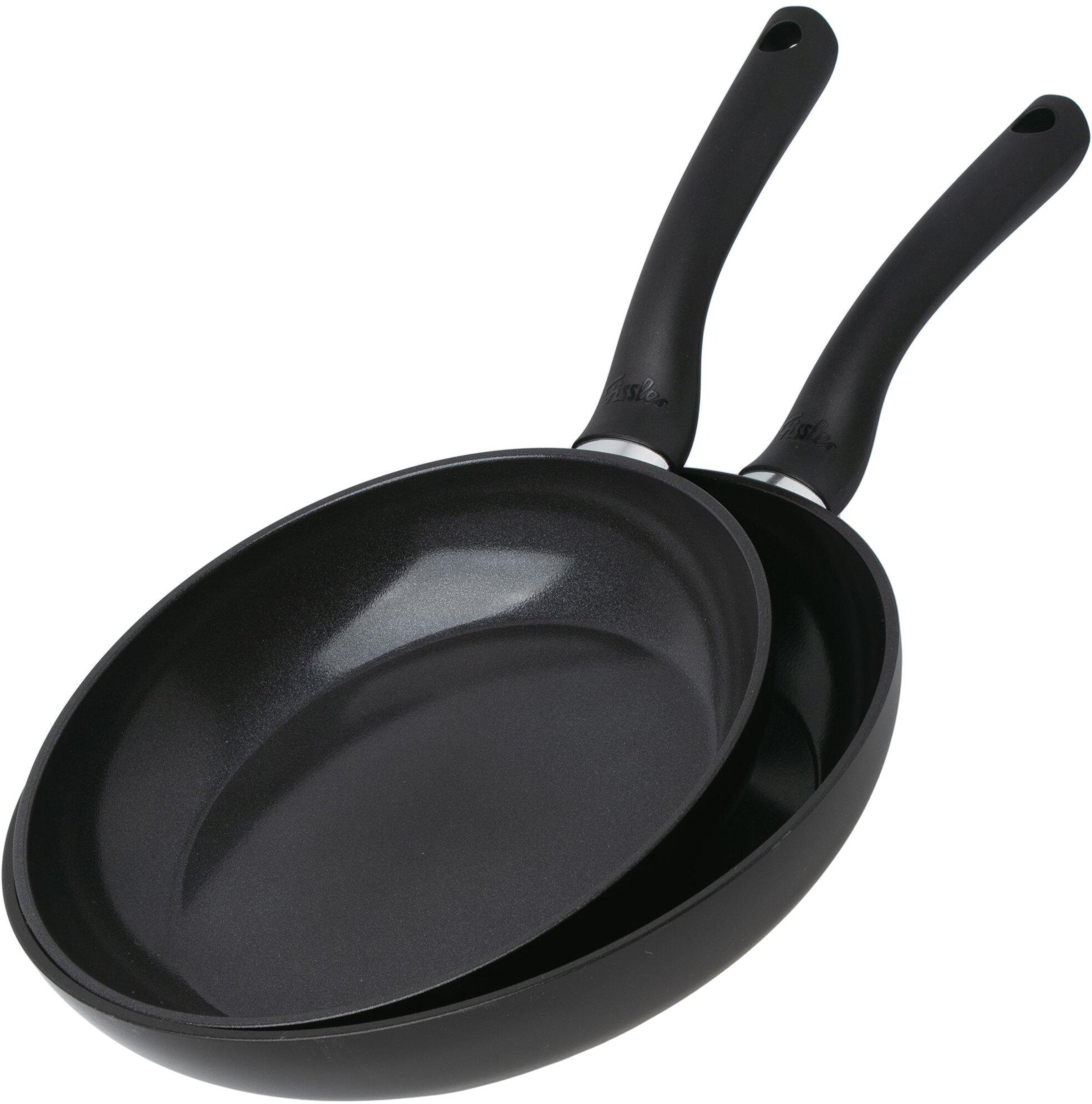 Fissler Essential, 111-001-02-100-0, 2 padelle, 24 cm e 28 cm