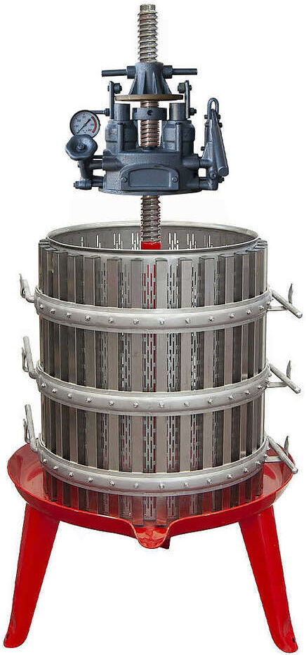 Polsinelli Torchio idraulico gabbia Inox 50