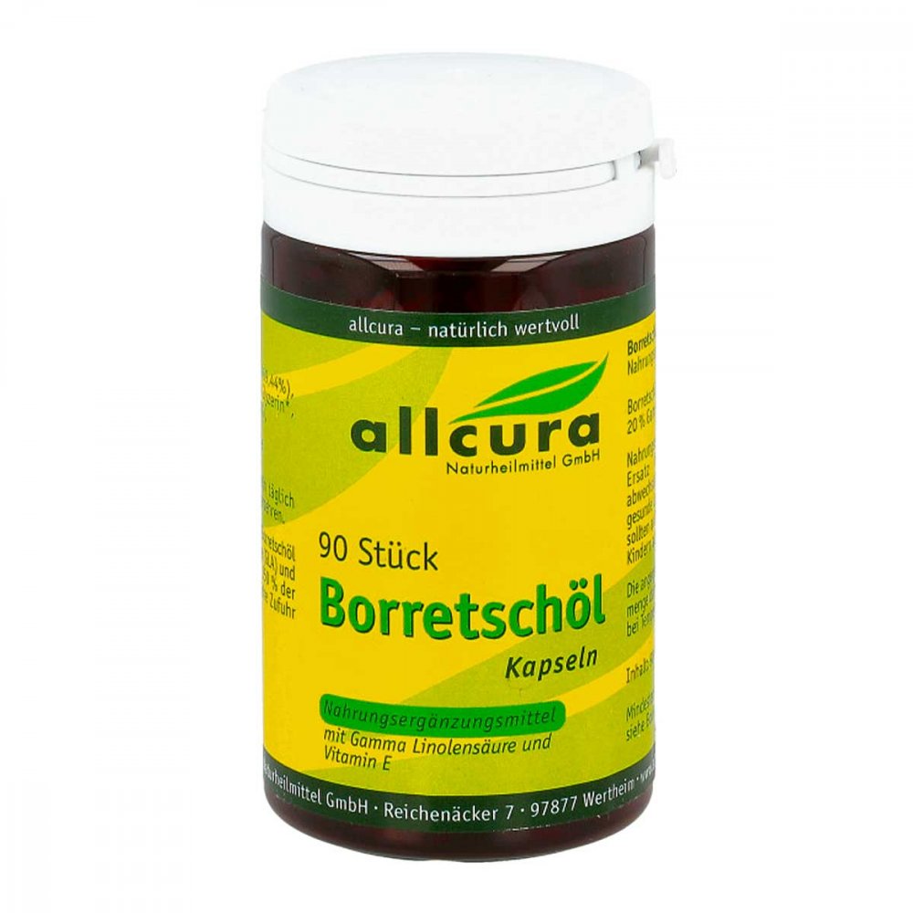 allcura Naturheilmittel GmbH Borretschöl Kapseln 07635078