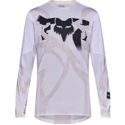 Fox, Herren, Velotrikot, Flexair Ls Jersey Diffuse Se (XL), Grau, Weiss, XL