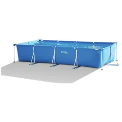 Intex Frame Swimming Pool Set Serie "Family V",blau,450 x 220 x 84 cm