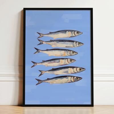 Uplift Picks French Breakfast Food Canvas Print Kitchen Wall Art Decor 02 40x50 Cm unframed