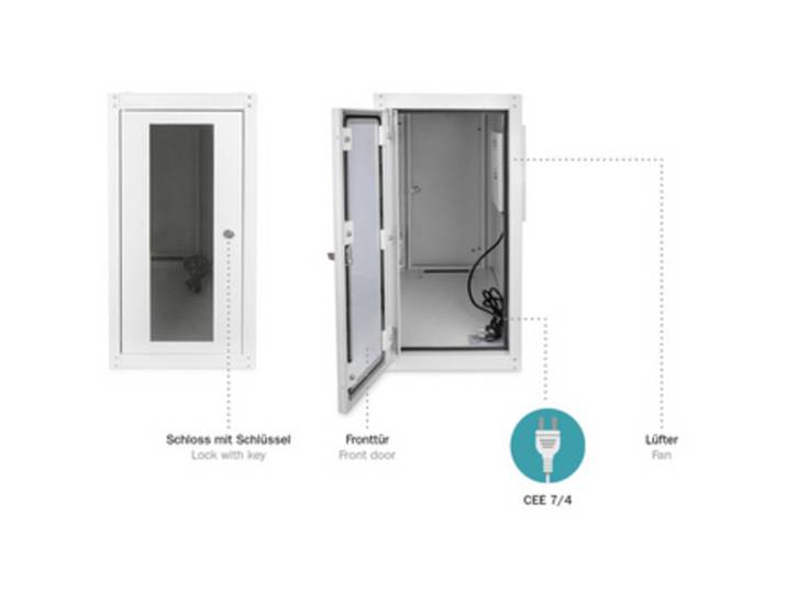 Boîtier CPU Eco-Line avec ventilation active
