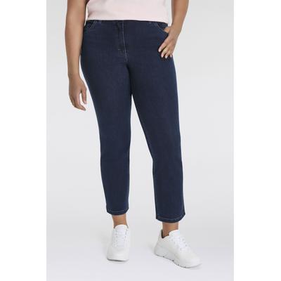 5-Pocket-Jeans KJBRAND "Jeans Betty CS Röhre", Damen, Gr. 42, N-Gr, blau (denim stoned), Denim/Jeans, Obermaterial: 87% Baumwolle, 11% Polyester, 2% Elasthan, figurbetont, Jeans 5-Pocket-Jeans, ideal bei schlanken Oberschenkeln