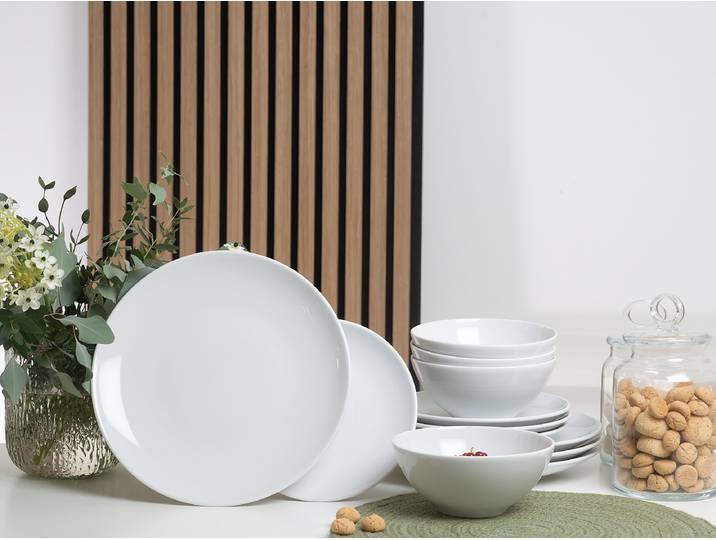 Service de table 24 x 32 x 39cm Blanc