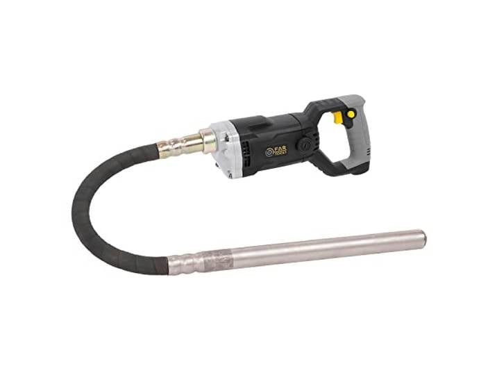 Fartools Vibreur à béton 1200W avec aiguille vibrante longueur 1\,25m diamètre 35mm\, vitesse 4200tr/min