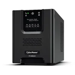 CyberPower PR1500ELCD Line-Interactive USV 1500VA/1350W Tower, Reine Sinsuwelle, AVR, LCD, Ausgang (8) IEC, RJ45 Lan Protection, RS232, USB (HID), EPO, Expansion Port für opt. Netzwerkkomunikation