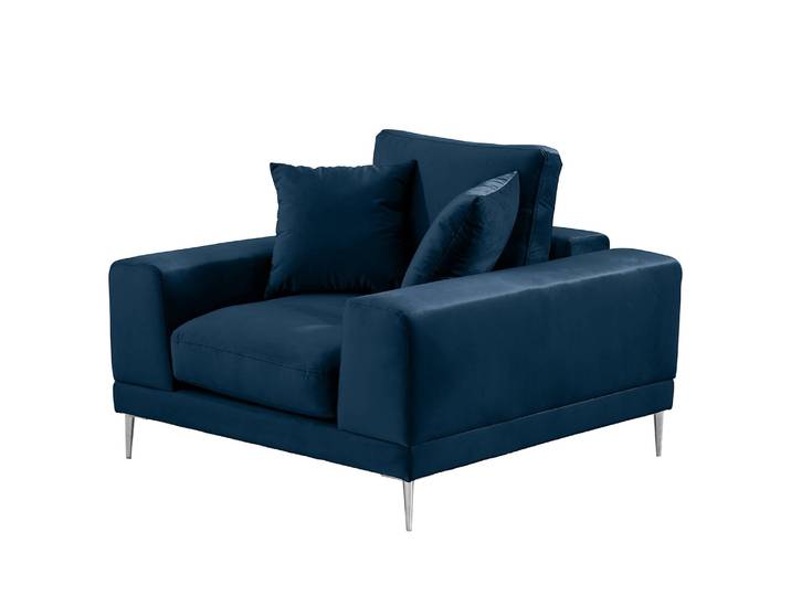 Fauteuil Kelson Vert Velours Blonda 121 x 90 x 126cm
