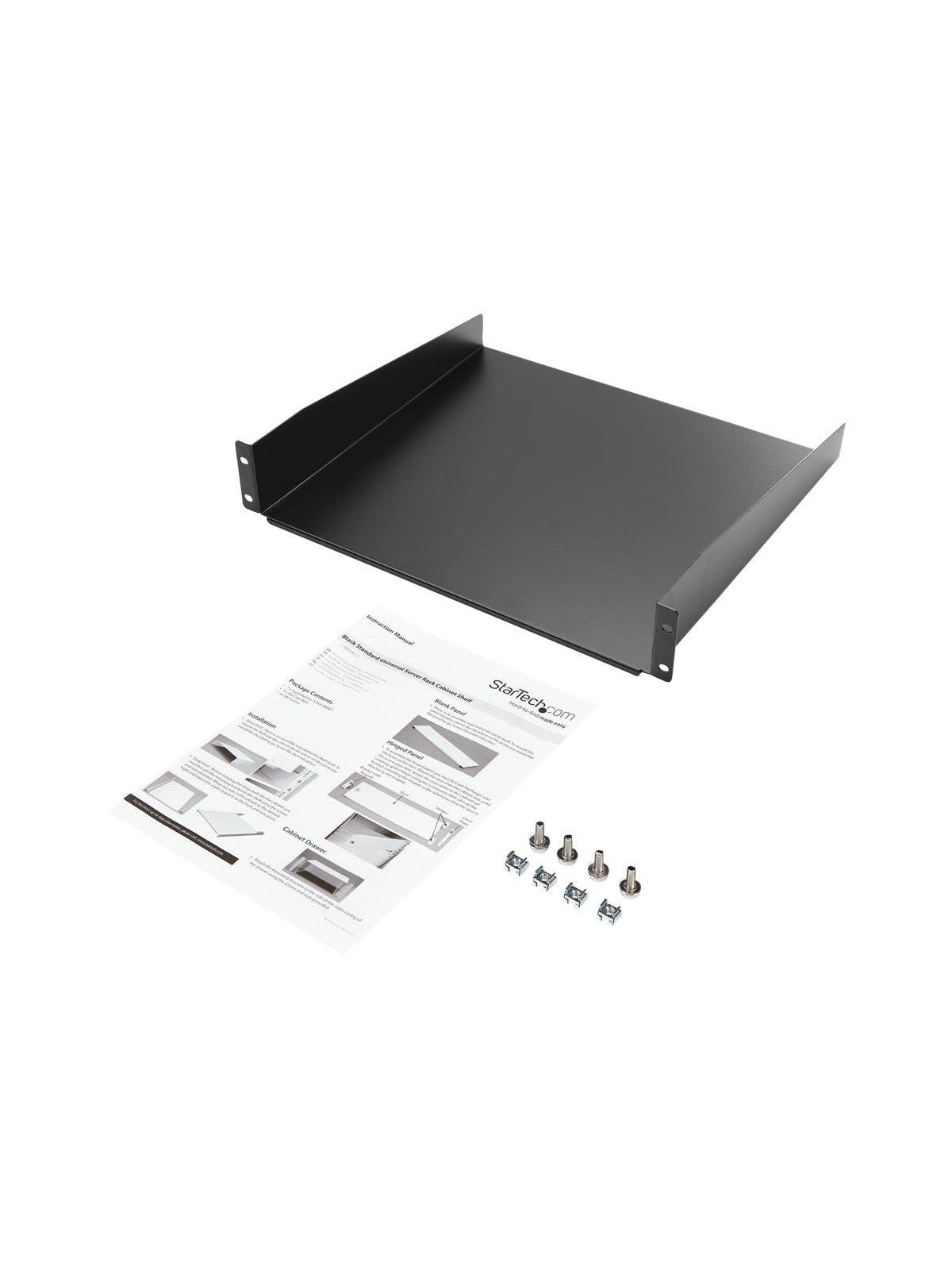 StarTech.com Schwarz Standard Universal Server Rack Gehäuse Regal