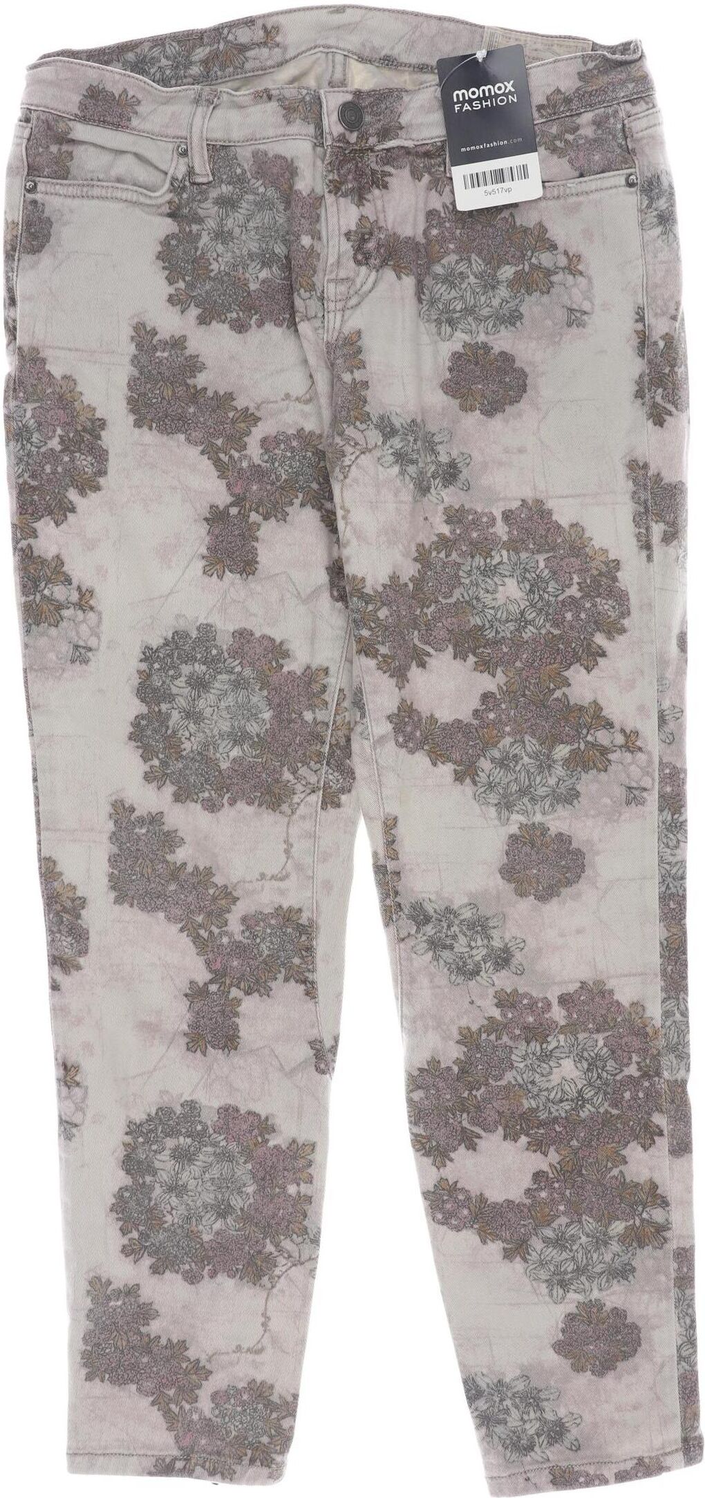 All Saints Spitalfields Damen Jeans, Beige, Gr. W28, Elasthan / Baumwolle - Second Hand