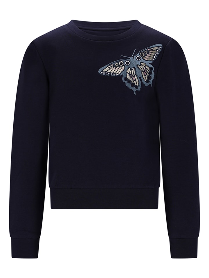 Le Chic Sweatshirt "Odette" in Dunkelblau - 164