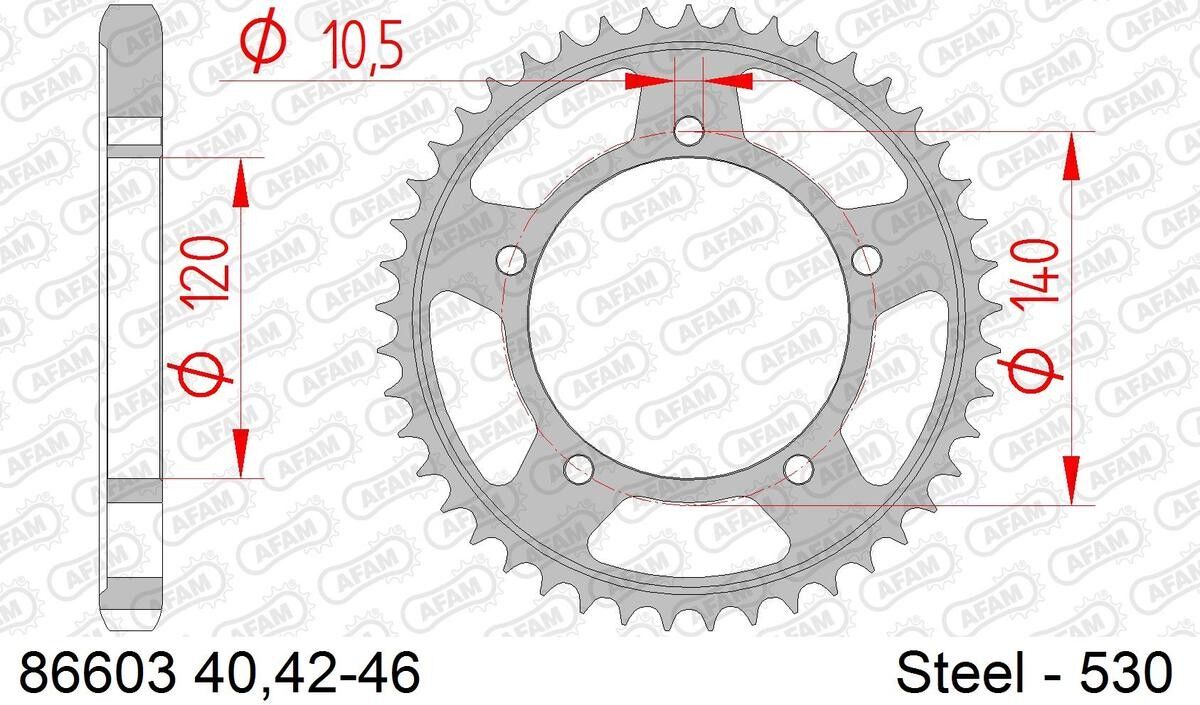 AFAM 86603-45 Chain Sprocket