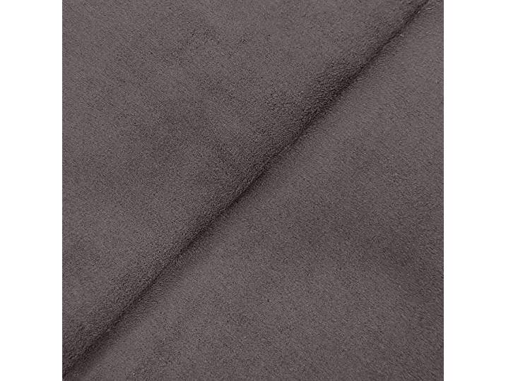 DESHOME Alessia 15 Meter - Stoff Meterware aus wasserabweisendem Mikrofaser, Stoffe für Sofa, Kissen, Möbelstücke, Stühle Beziehen Eisen grau
