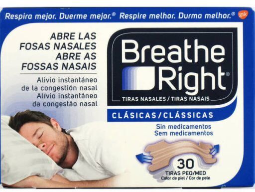 Breathe Right Breathe Right Nasal Strips Small and Medium 30 pcs