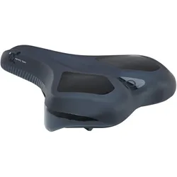 Touren-City-Sattel, mit Memory Foam Technologie, mit Fixierungsskala, Farbe: schwarz