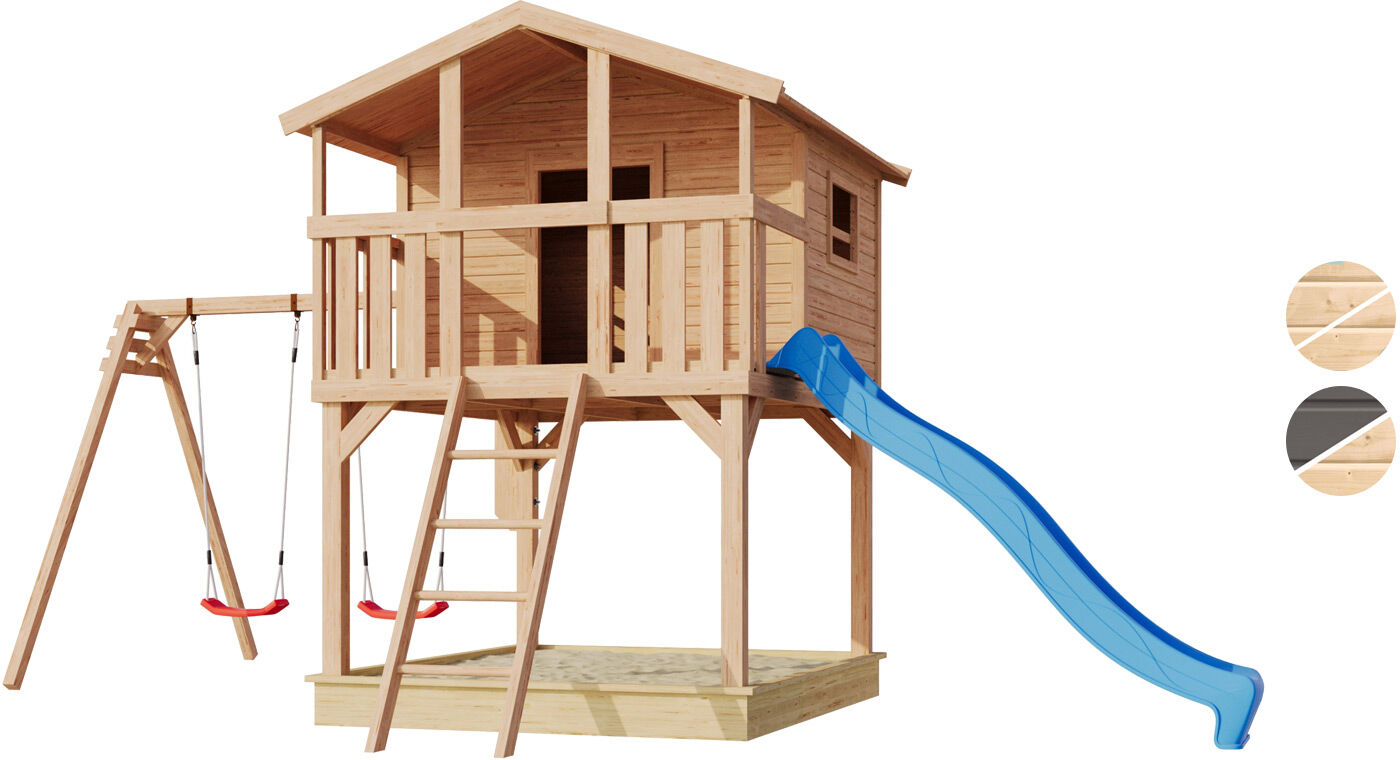 KARIBU Premium Stelzenhaus Benni - XXL Spielhaus