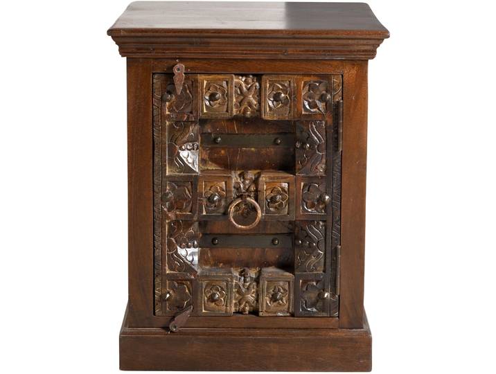 Nachttisch Mirah braun Holz B 55 H 70 cm - Nachttisch