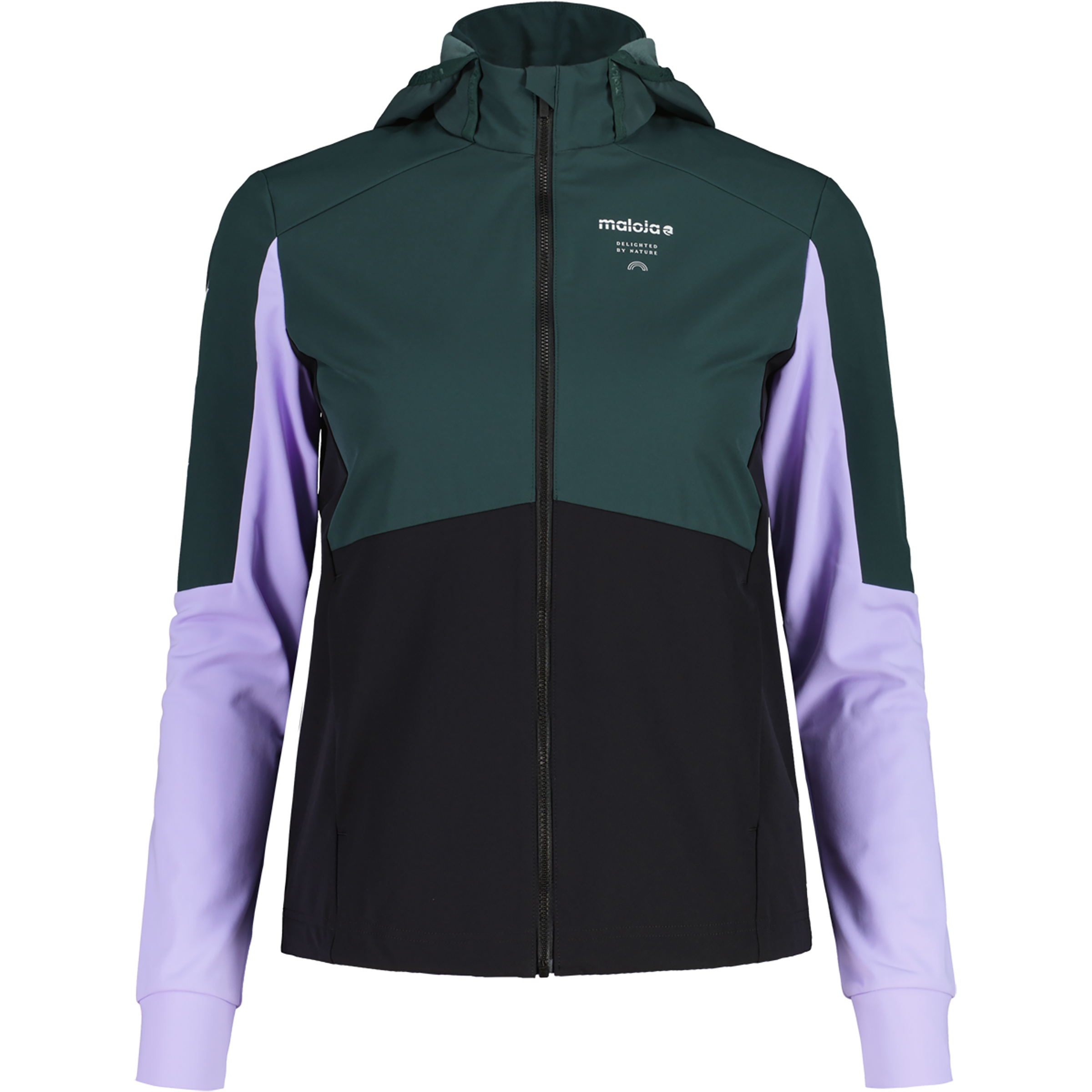 Maloja NeshaM. Damen Softshelljacke schwarz Größe M Langlauf Klassik | Langlauf Skating Atmungsaktiv Wasserabweisend