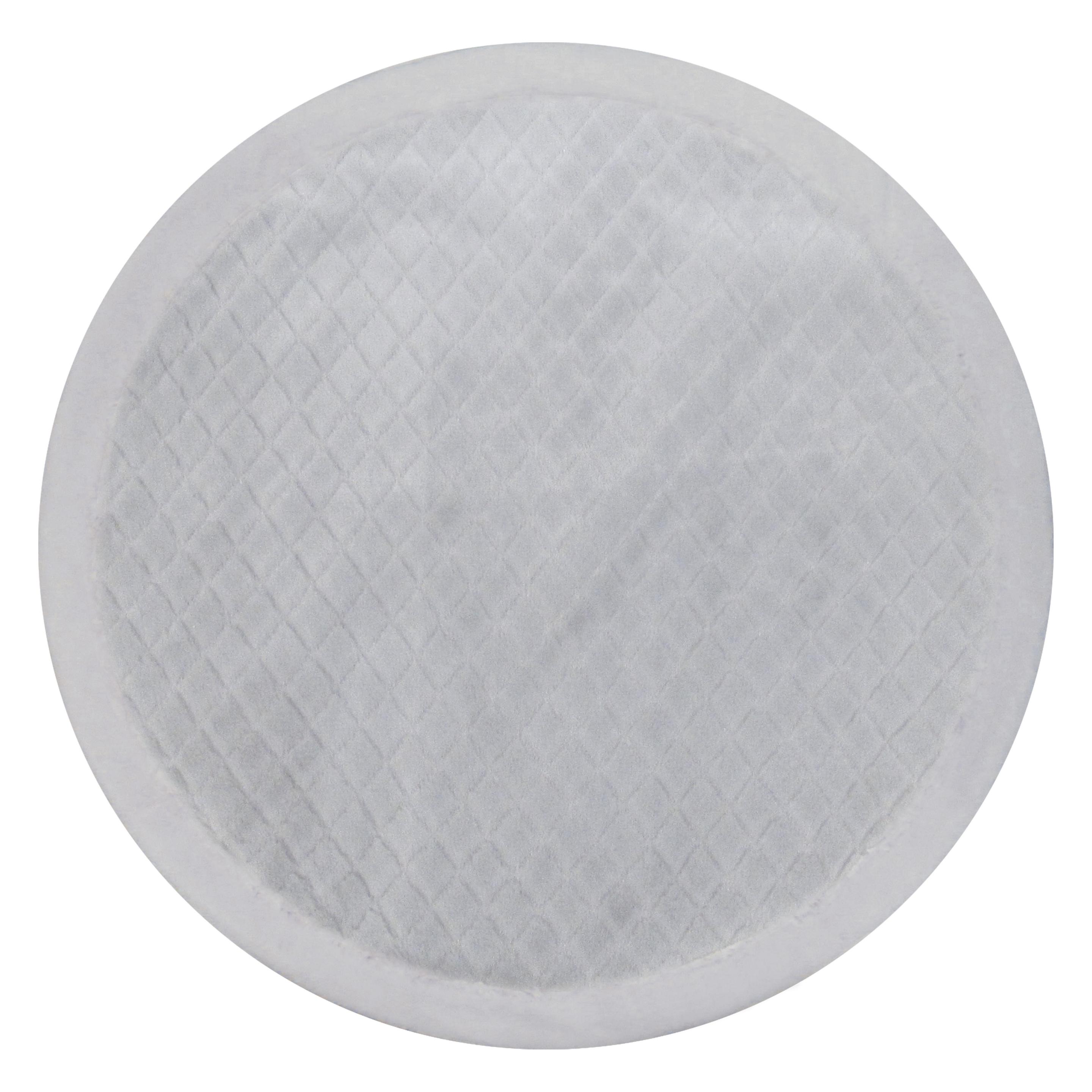 Dreamgro Doppelseitige runde Spielmatte - o 90 cm - Superweich - Diamantgrau (58009669)