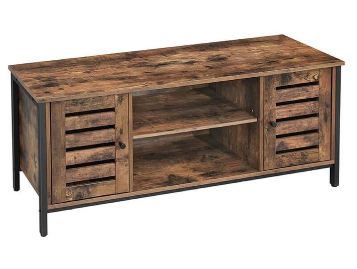 SONGMICS TV-Möbel RUSTIK 110cm braun